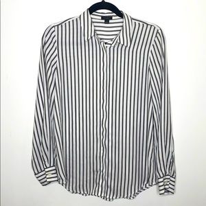 Ann Taylor Button Down Blouse